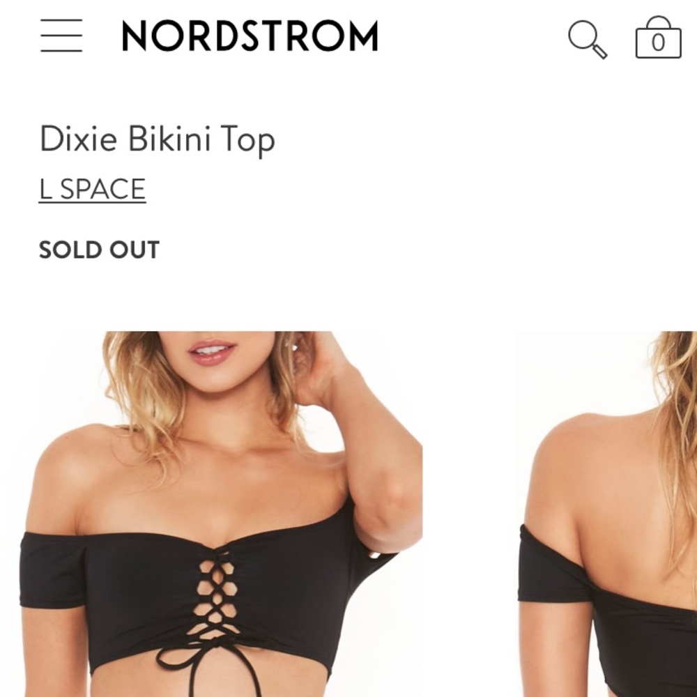 L*Space Dixie top in black